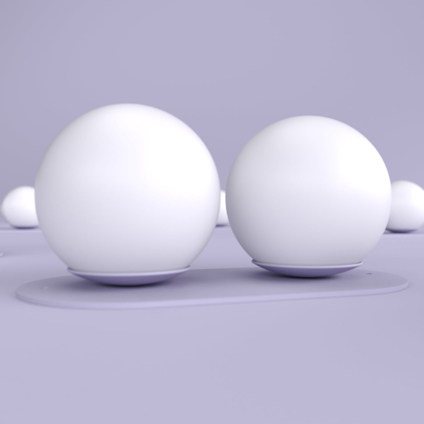 Minimalistic Wall Lamp Bubble B