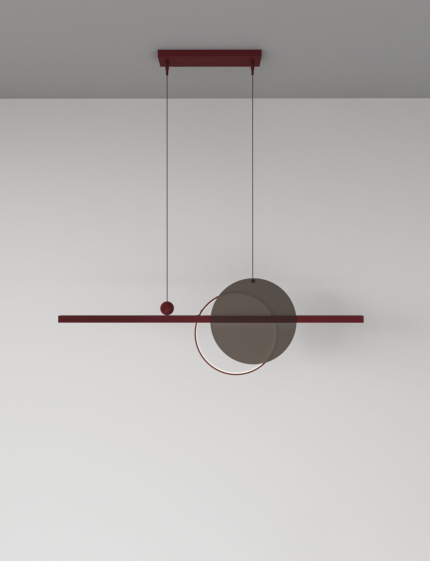 Pendant lamp Mid glass 900