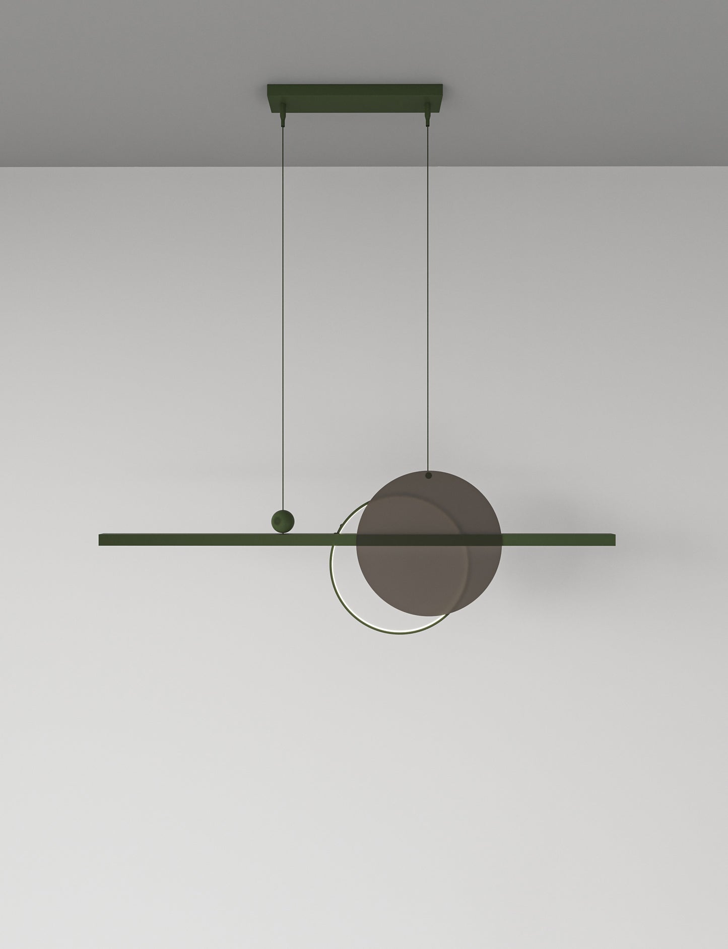 Pendant lamp Mid glass 900