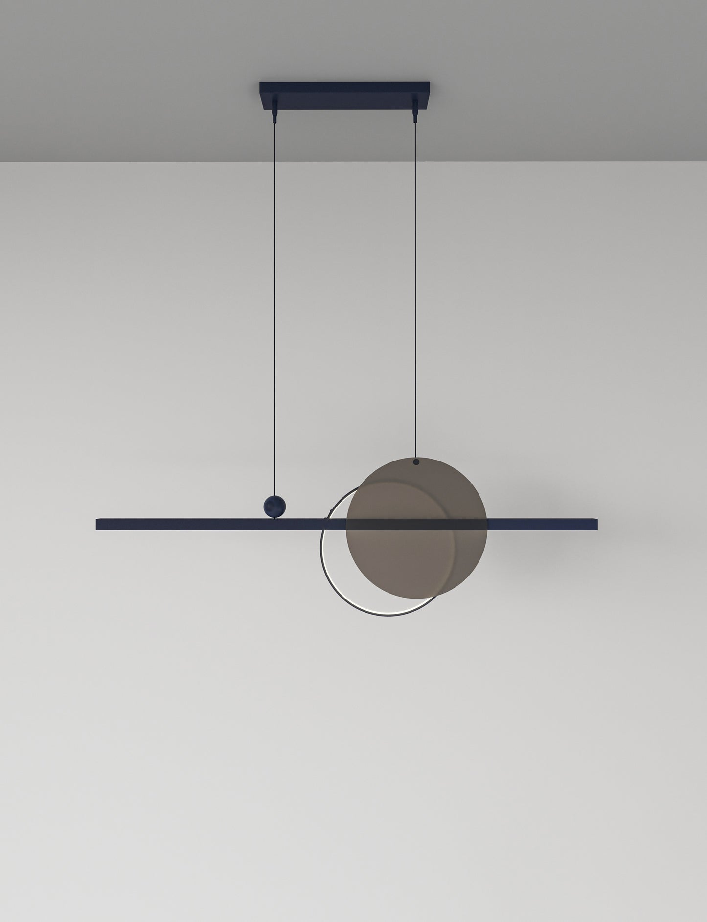 Pendant lamp Mid glass 900