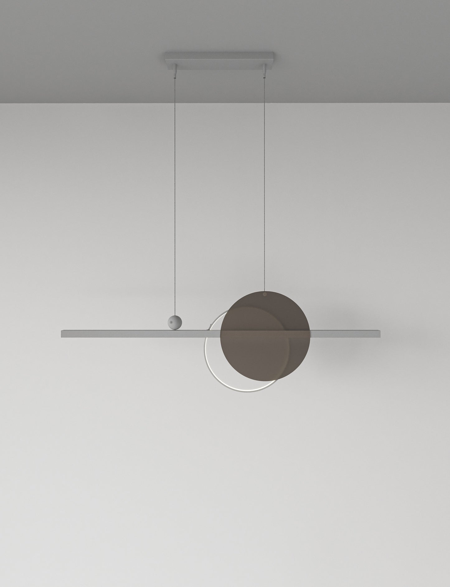 Pendant lamp Mid glass 900