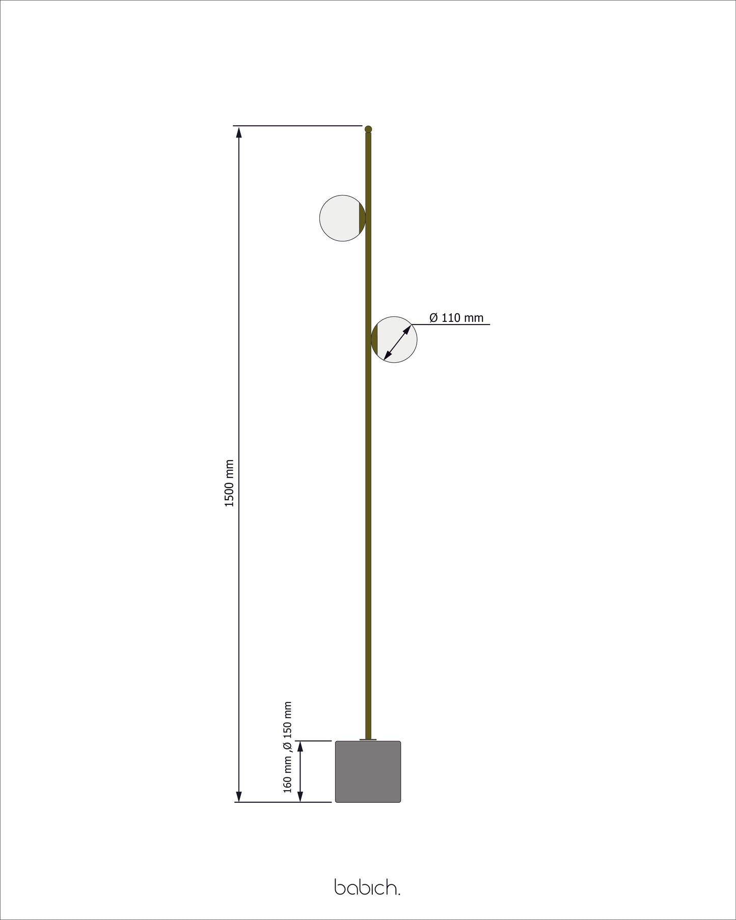 Floor Lamp Bubble F