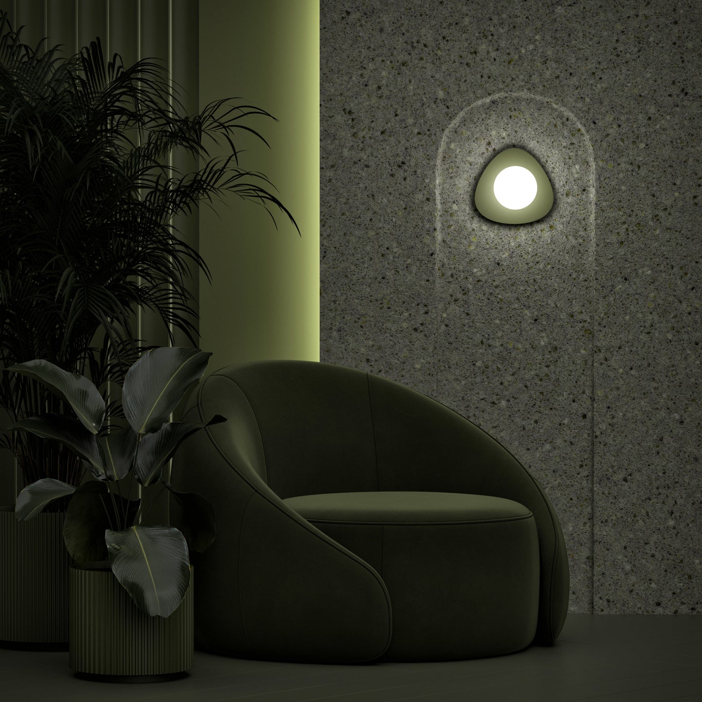 Minimalistic Wall Lamp Bubble B3