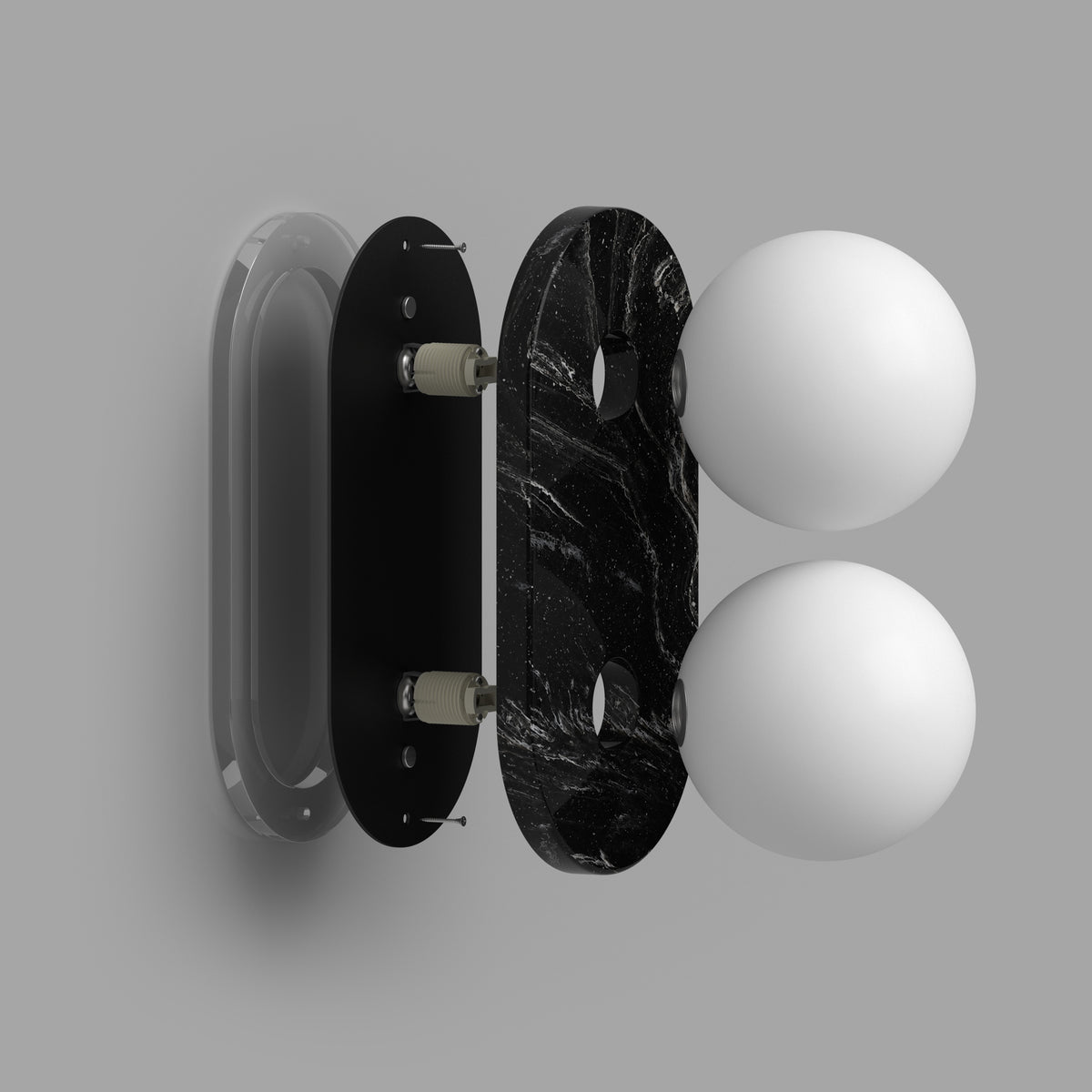 Bubble B Wall Sconce – Artificial Stone