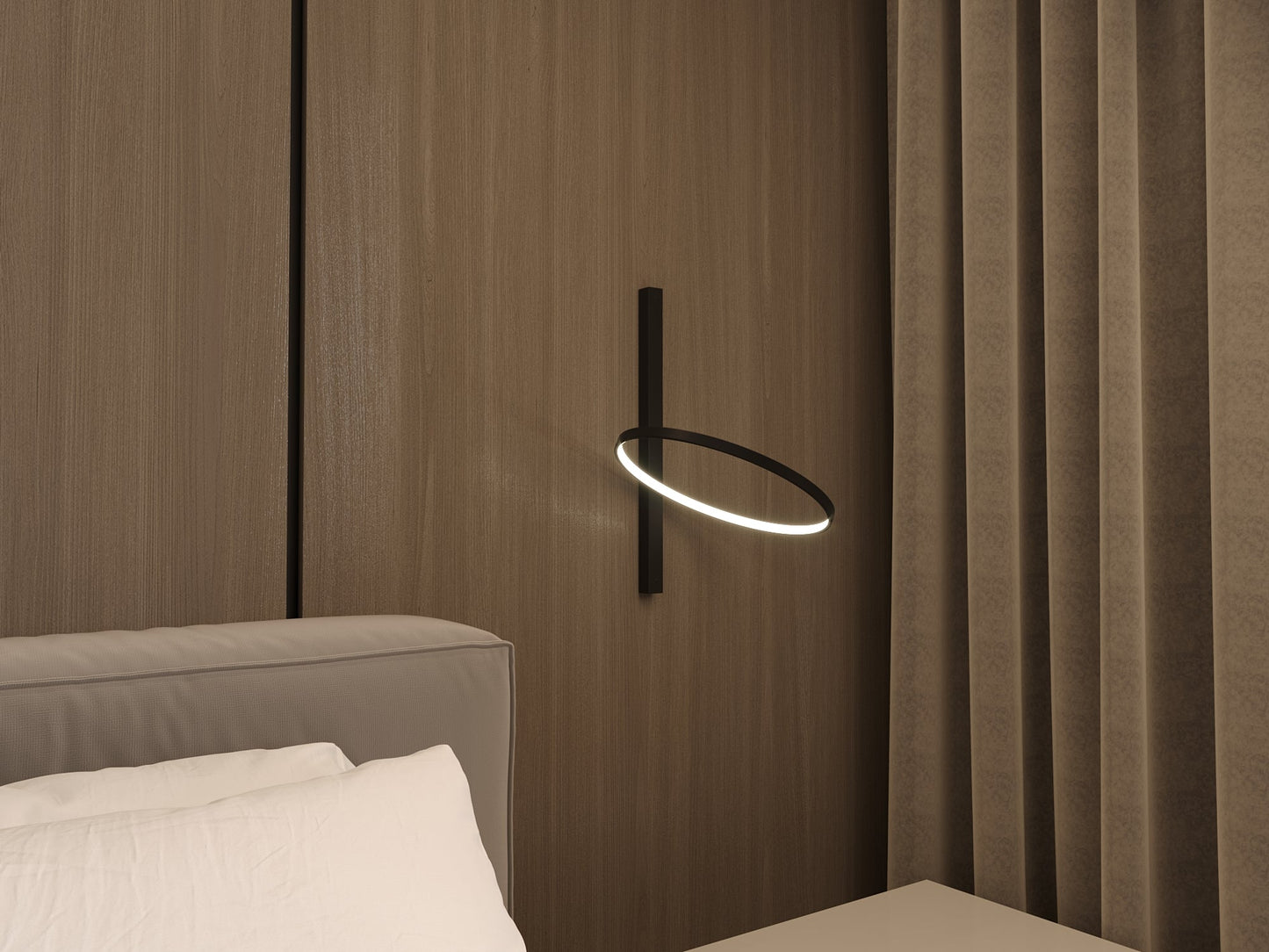 Wall lamp Ring BS with cord