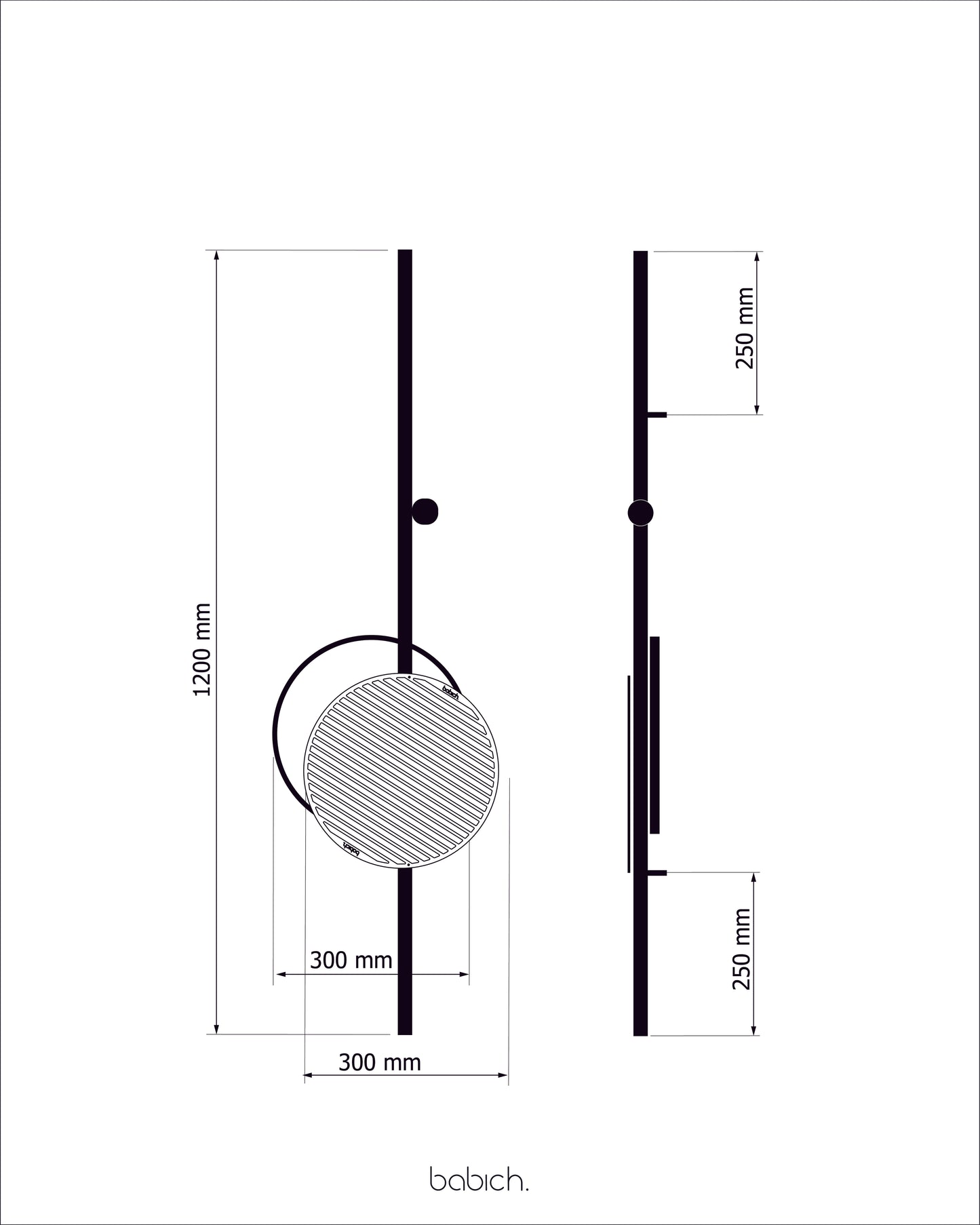 Wall Lamp Mid B 1200