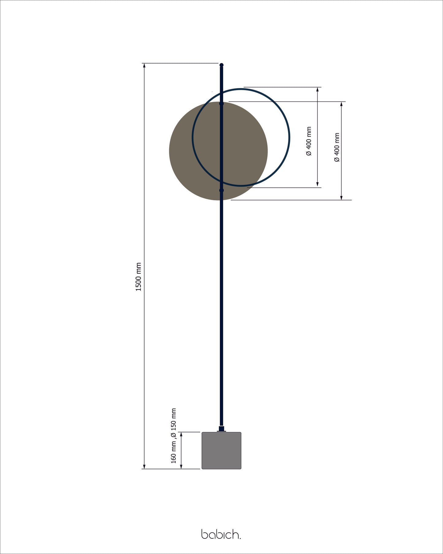 Floor Lamp Mid Glass F