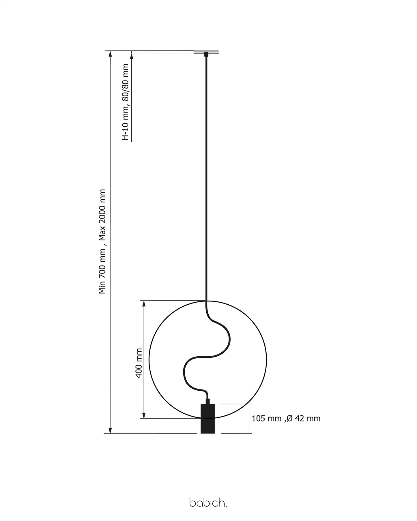 Pendant Lamp Slim