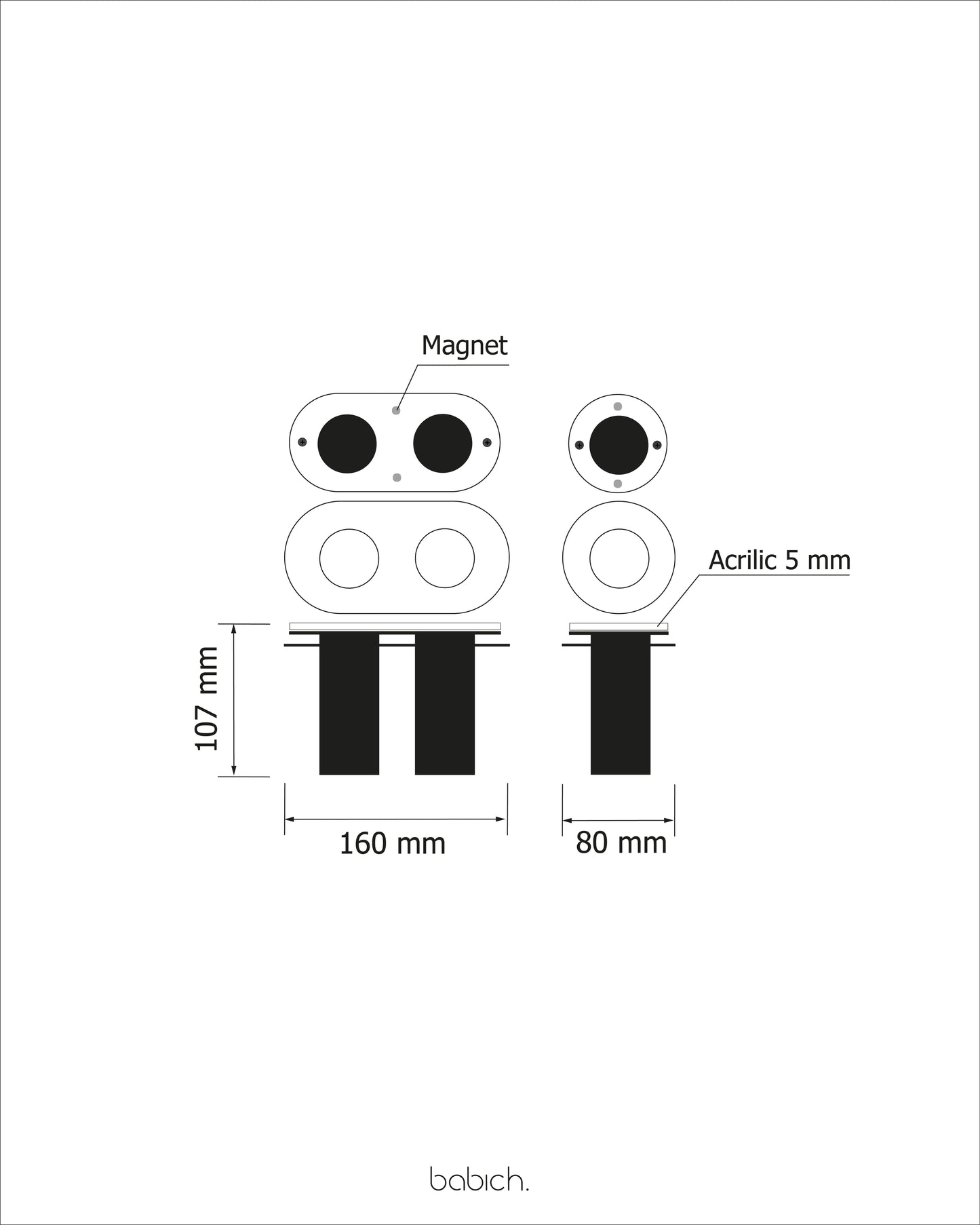 Ceiling lamp Spot 2S