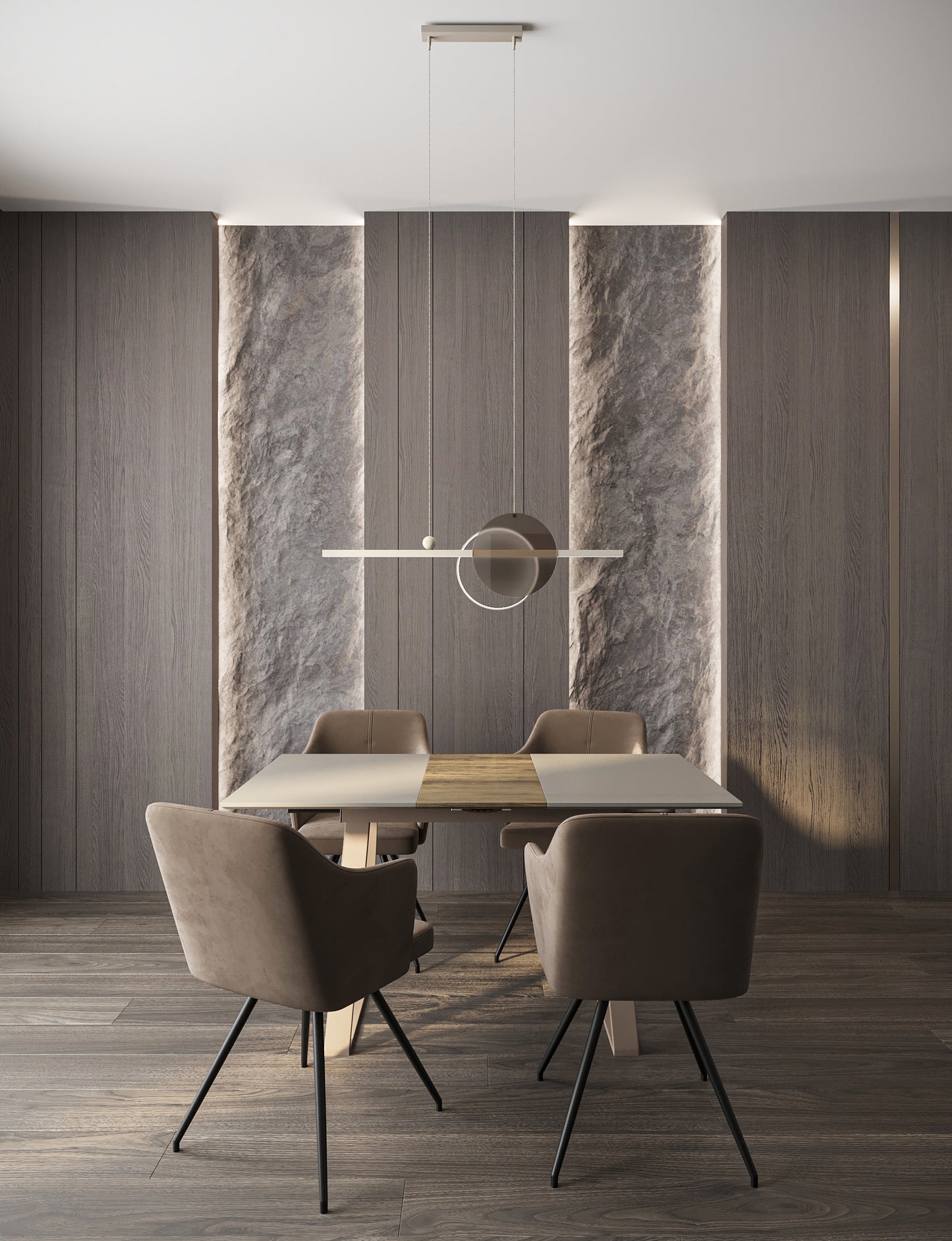 Pendant lamp Mid glass 900