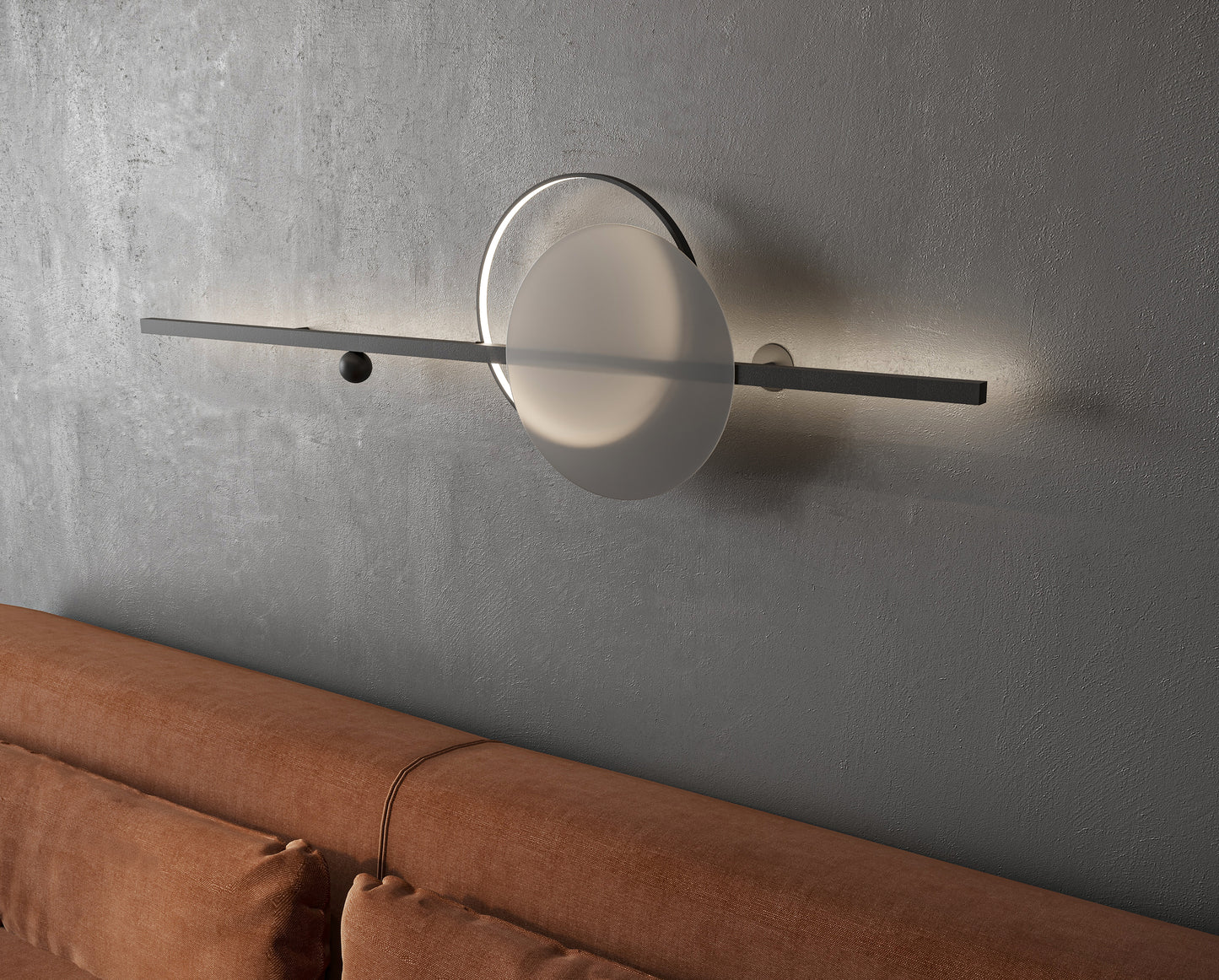 Wall Lamp Mid glass B 1200