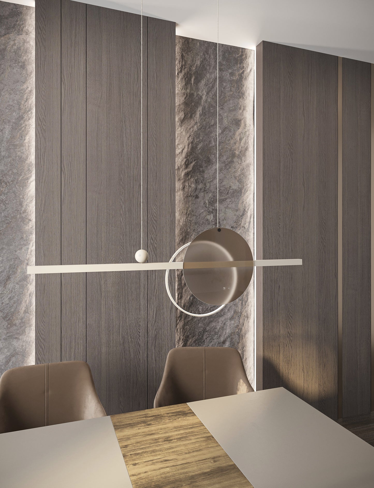 Pendant lamp Mid glass 900