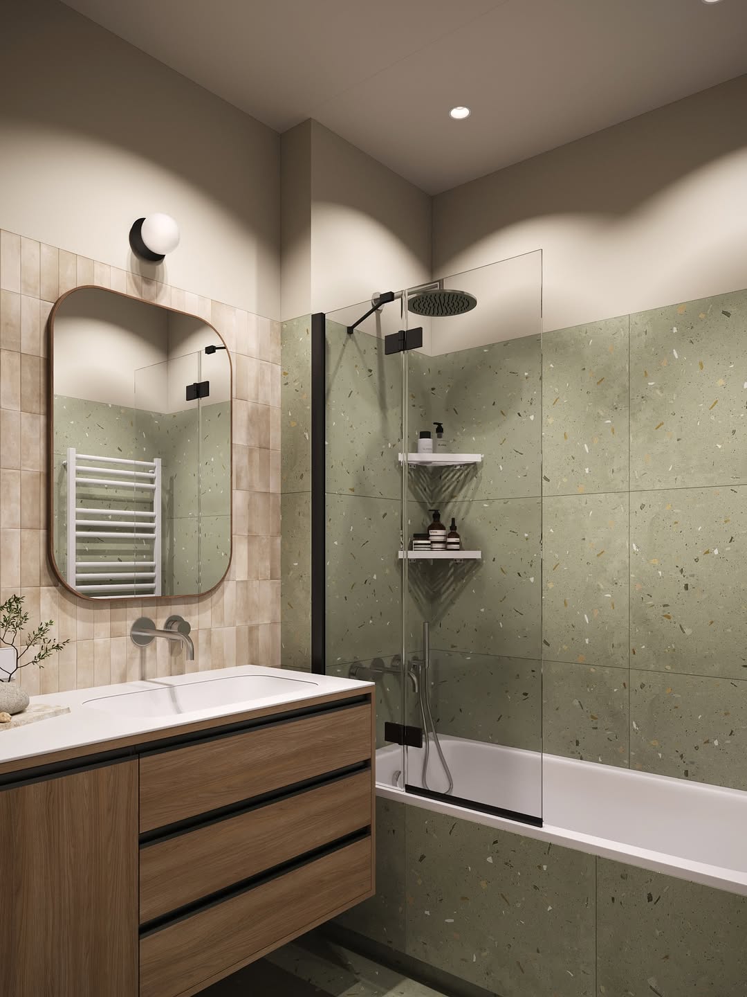 Minimalistic Wall Lamp Bubble B1