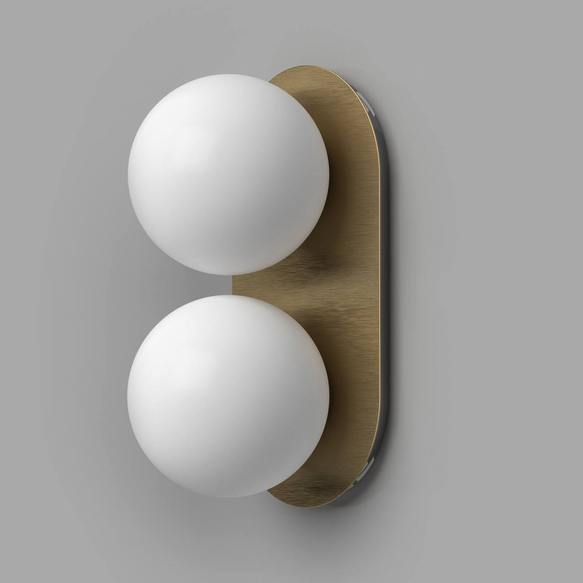 Bubble B stainless steel wall sconce
