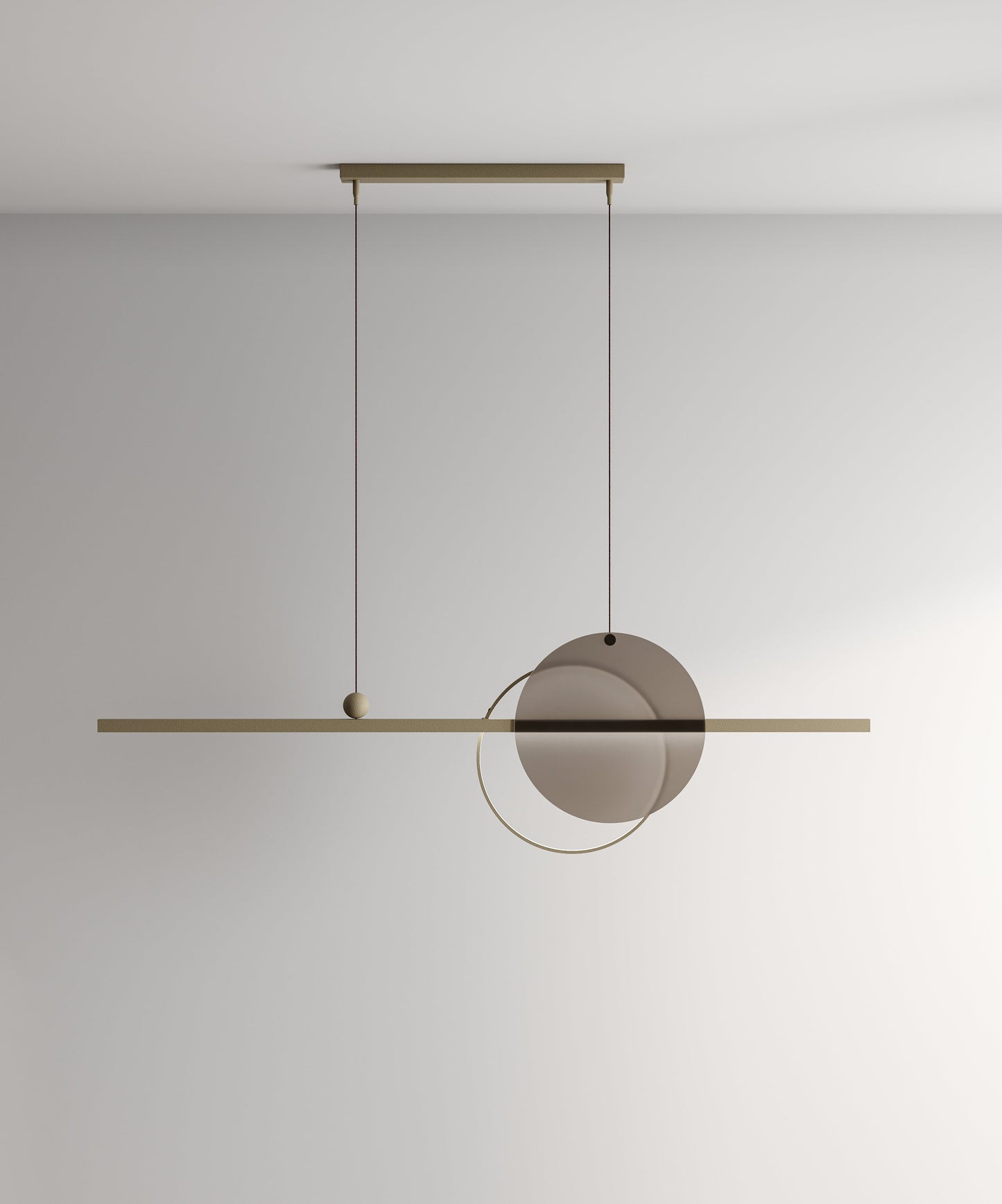 Pendant Lamp Mid glass 1500