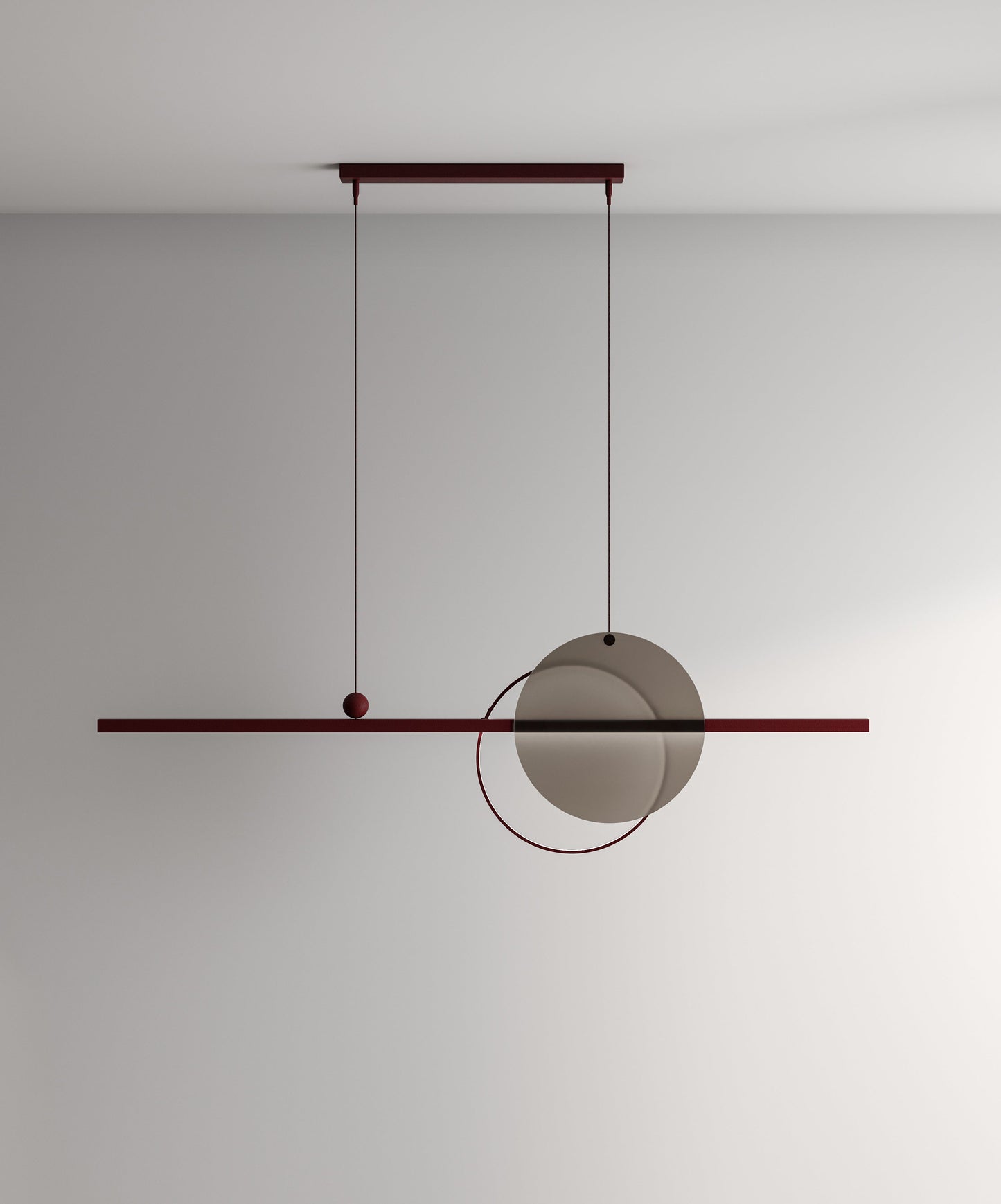 Pendant Lamp Mid glass 1500