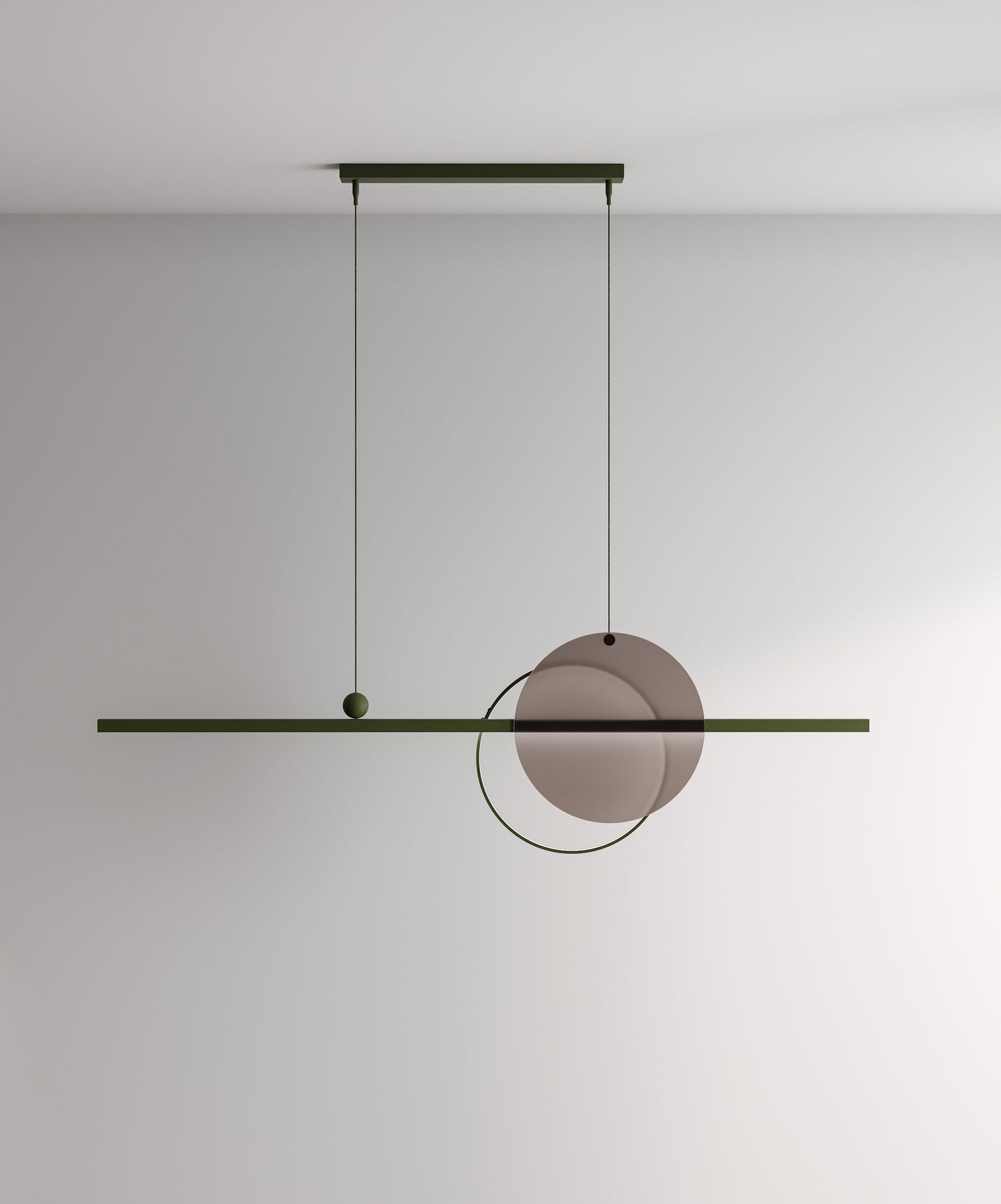 Pendant Lamp Mid glass 1500