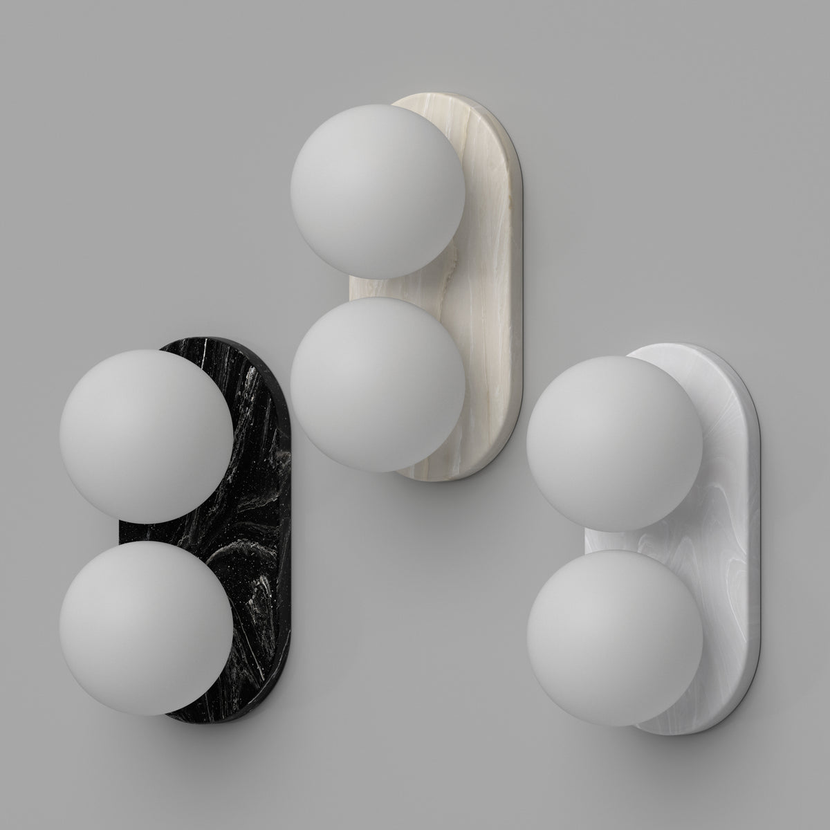 Bubble B Wall Sconce – Artificial Stone