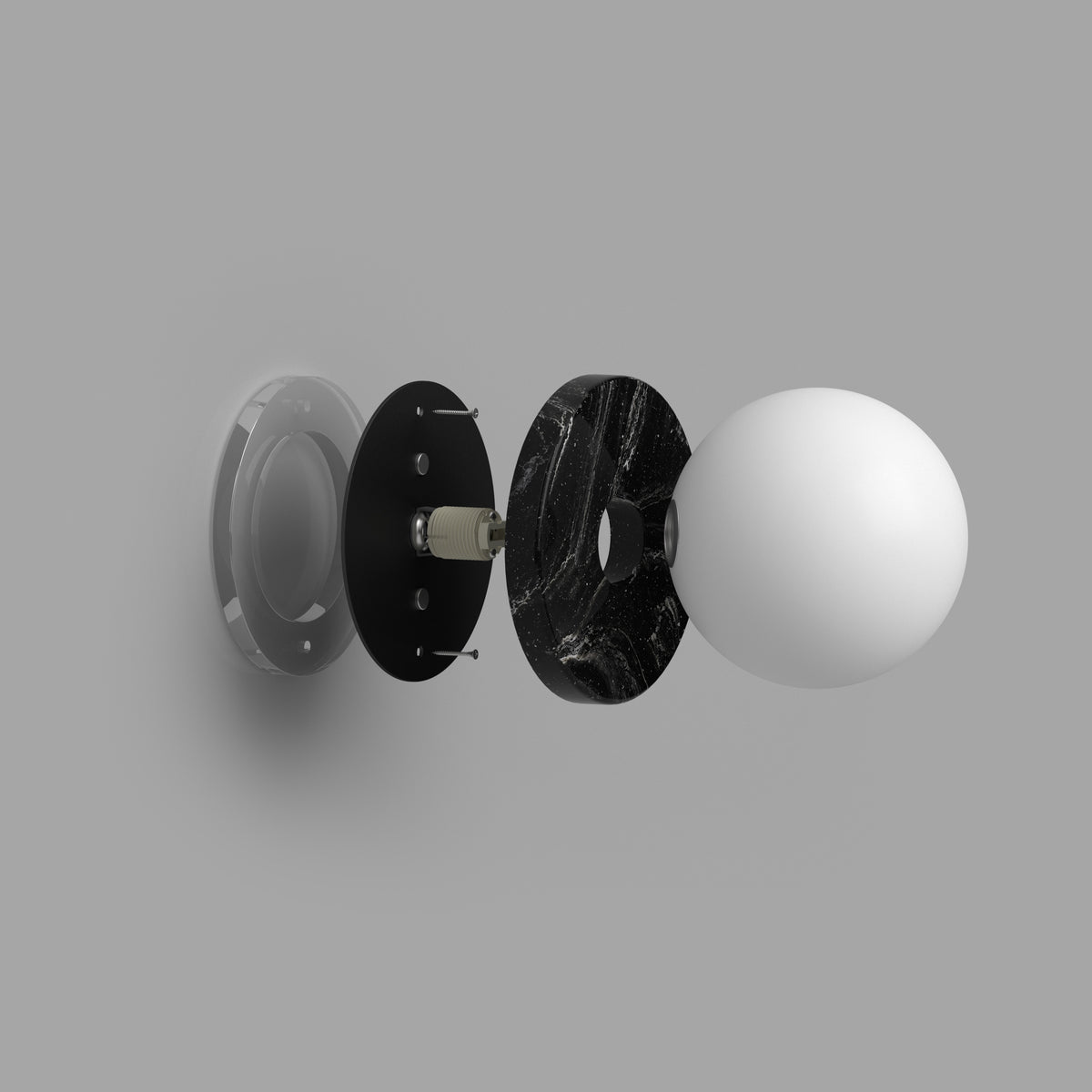 Bubble B1 Wall Lamp – Artificial Stone