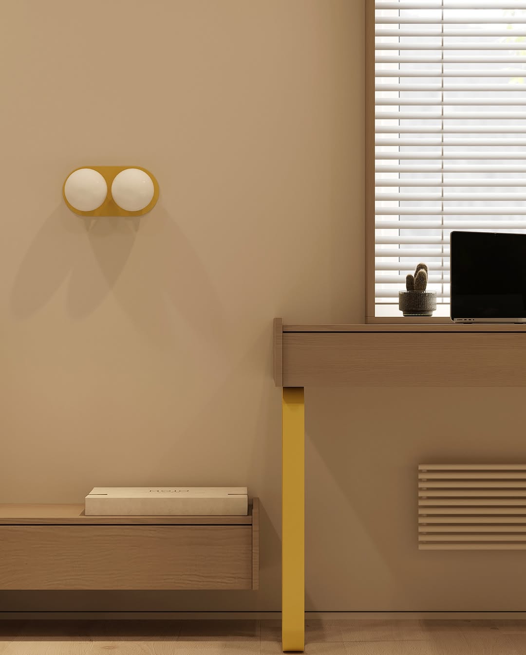 Minimalistic Wall Lamp Bubble B